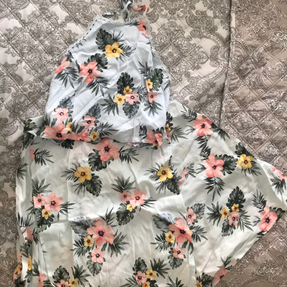 Forever 21 maxi skirt and top set NWOT